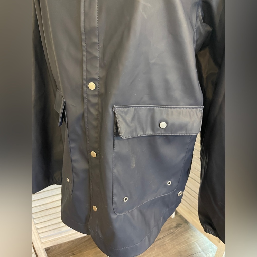 Herschel Navy Blue Women’s Rain Coat Size S - Picture 11 of 11
